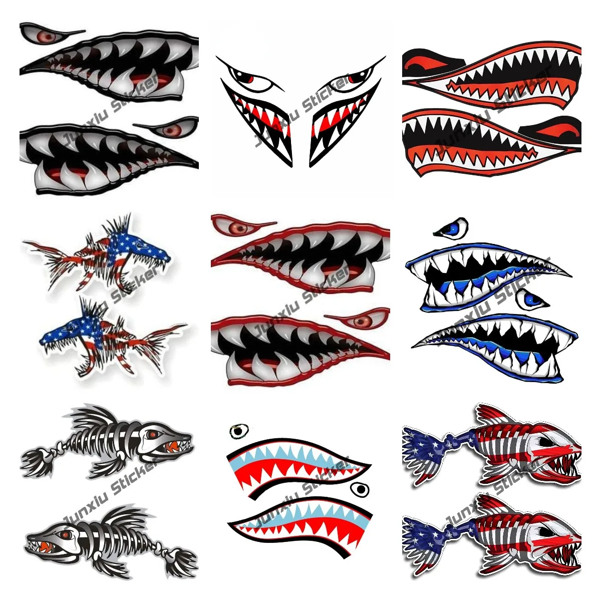 Fishing Boat Oar - Arte da parede warhawk tubarão tigre