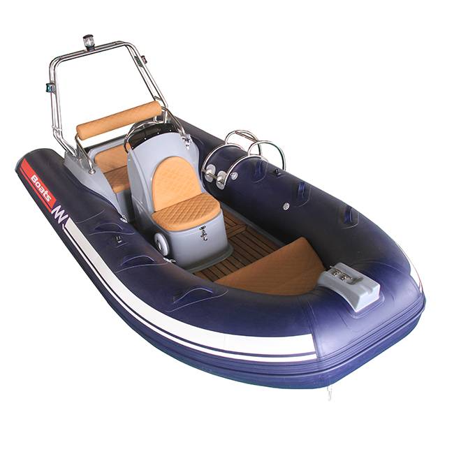 Fishing Boat Fiberglass - Barco de pesca inflável RIB390 PVC/Hypalon/Orca