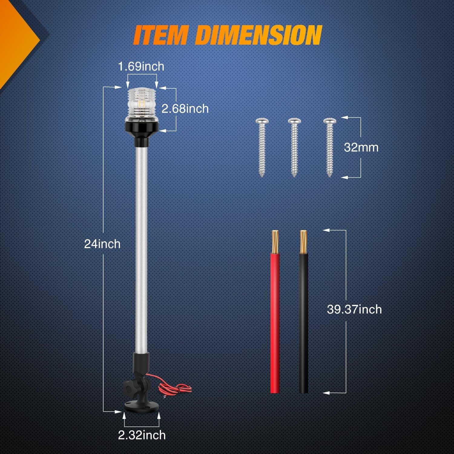 Luz de Popa para Barco Nilight - Fishing Boat Anchor avaliação e preço