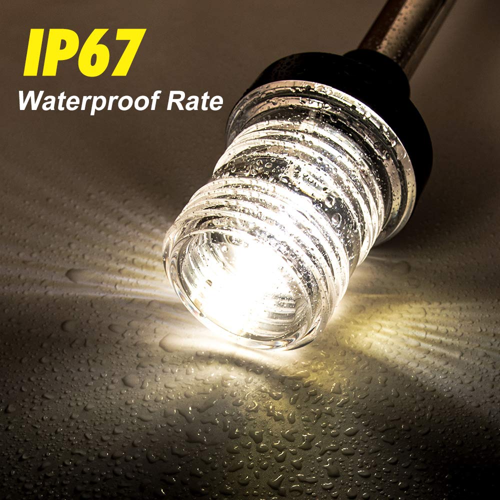 Luzes de Popa LED Brancas Dobr - Fishing Boat Anchor avaliação e preço