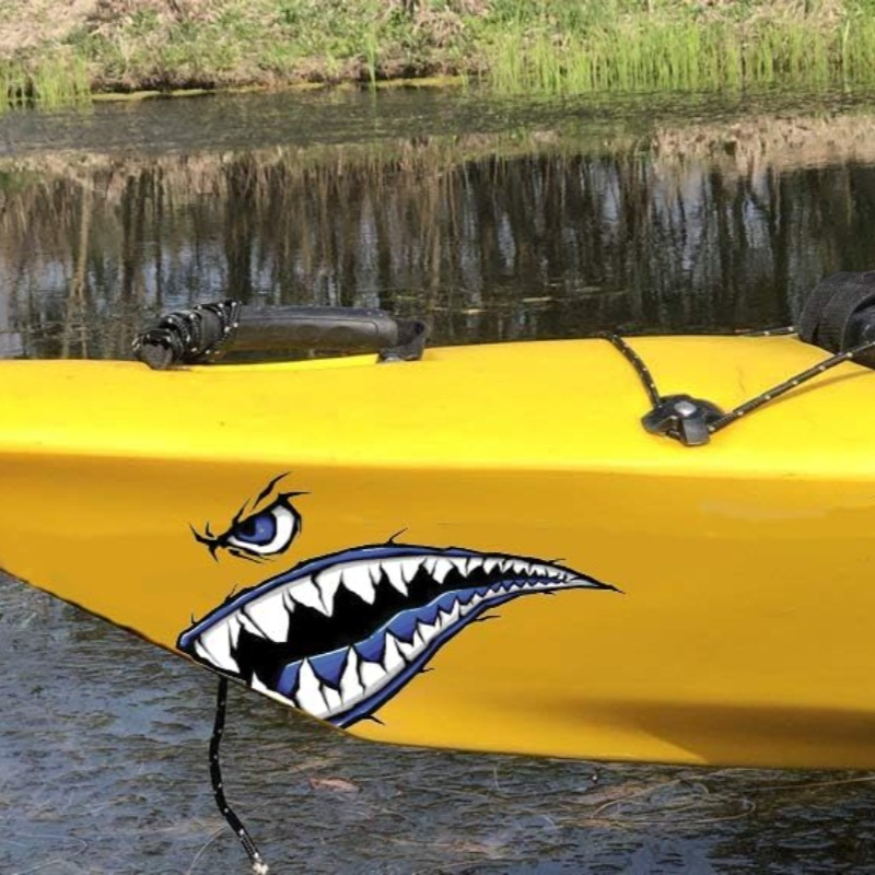 2 pçs dentes de tubarão boca b - Fishing Boat Paddle avaliação e preço